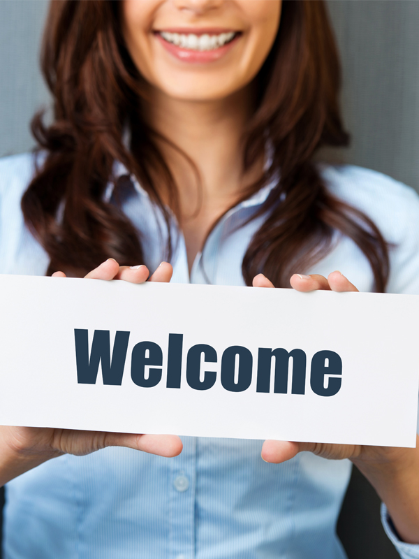 Welcome sign